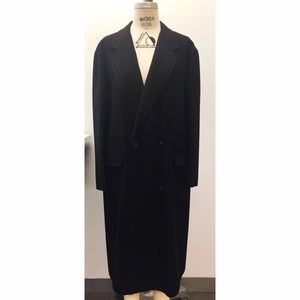 Dkny wool notch collar coat