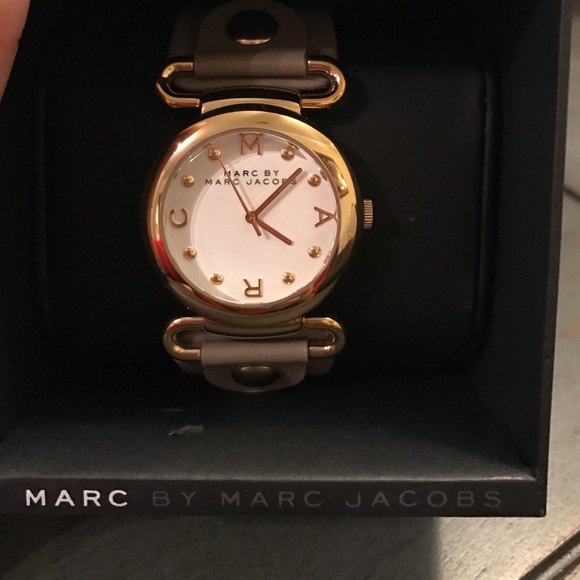 Gold and grey Marc Jacobs watch main image 4