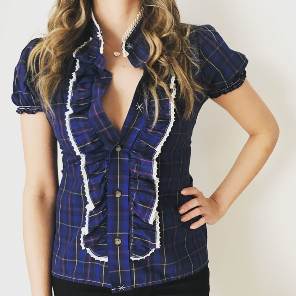 Urban Renewal | vintage plaid button down