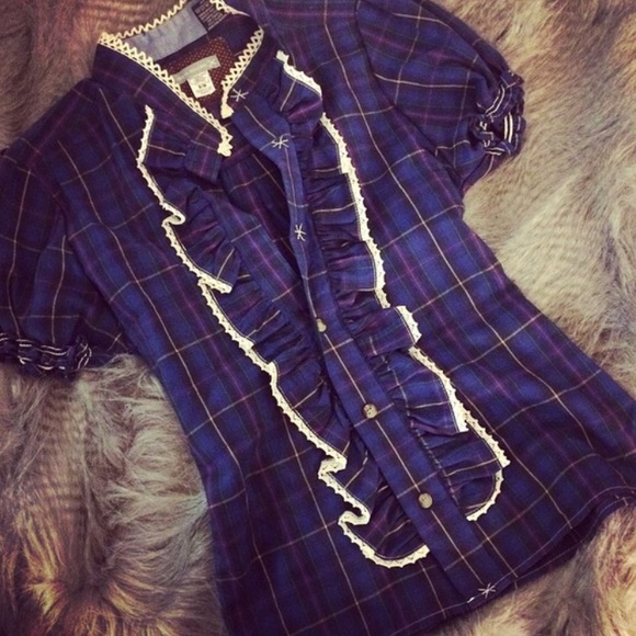 Urban Renewal | vintage plaid button down - Picture 2 of 4