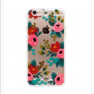 Rifle Paper Co. iPhone 6/6s case - Clear Rosa