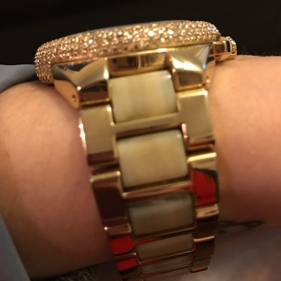 Gold Michael Kors watch