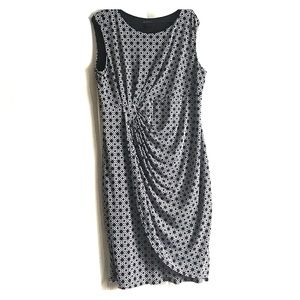 Black and White Print Dress