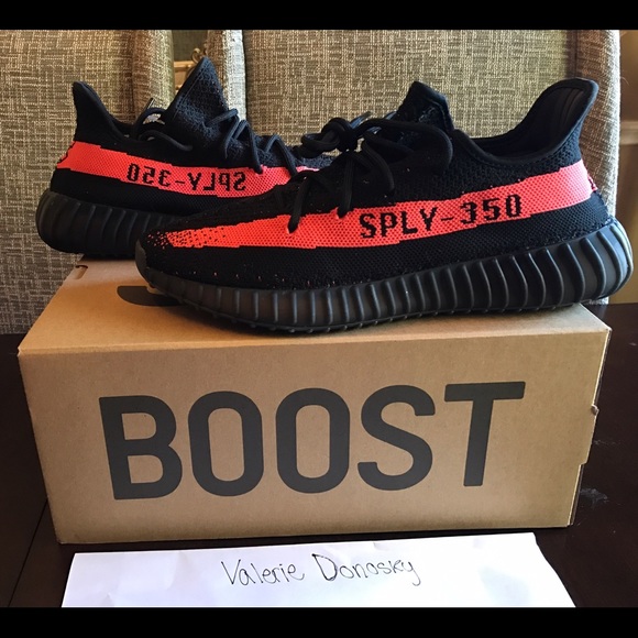 SOLDAuthentic Yeezy Boost 350 V2 red by Kanye West