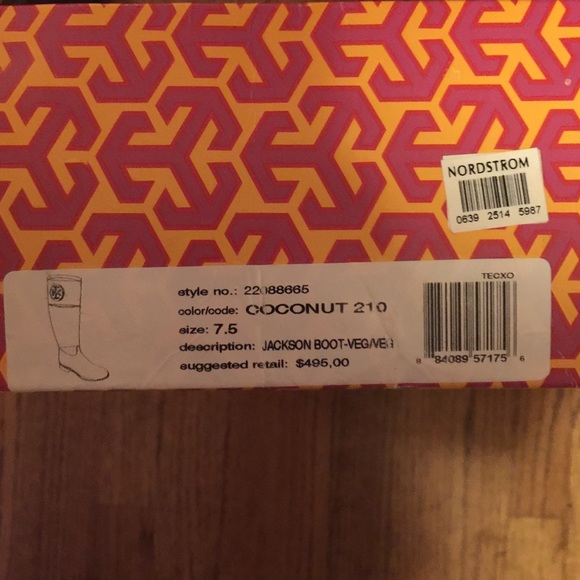 Tory Burch Jackson Boot Coconut - Picture 4 of 4