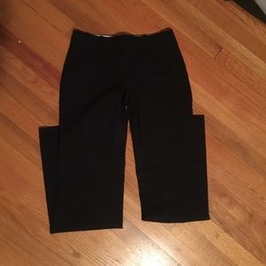 Ann Taylor black pin stripe pants-size 0
