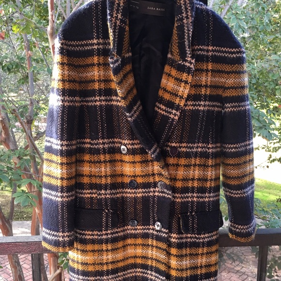 ZARA plaid coat