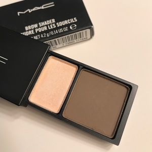 MAC Brow Shader Duo - Porcelaine/Browning BNIB