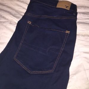 American Eagle Indigo High Rise Jegging - size 16