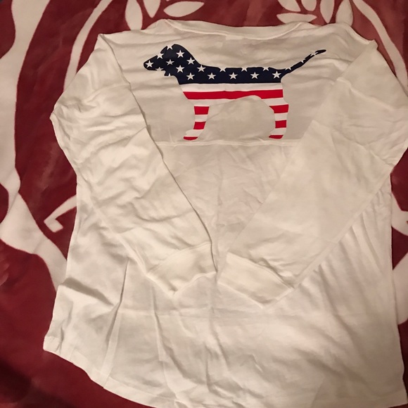 🖤sold🖤Americana flag long sleeve tee