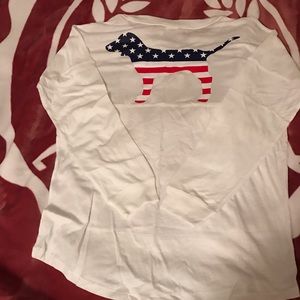 🖤sold🖤Americana flag long sleeve tee