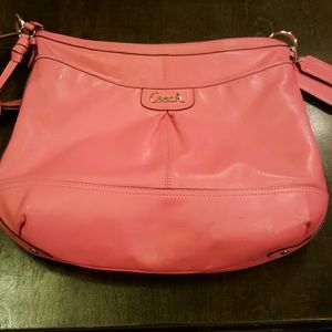 Pink coach bag