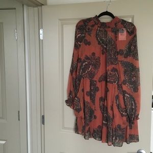 NWT free people mock neck dress