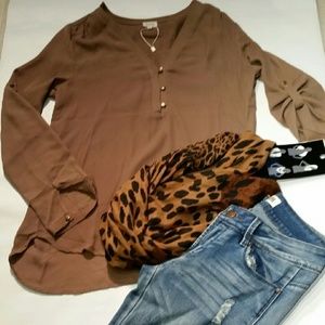 Flowy Tan Shirt