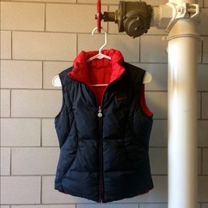 nike reversible down puffer vest