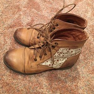 Steve Madden Lace Combat Boots