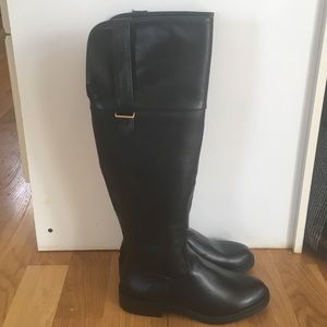Zara Black leather boots