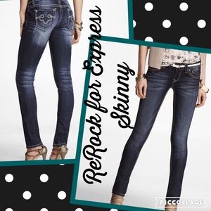 🌟Sale ReRock for Express Skinny Jeans Sz 0S🌟