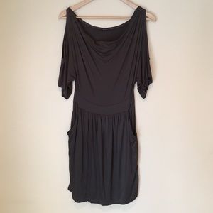 Chocolate Brown dress with pockets