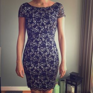 Open back lace dress