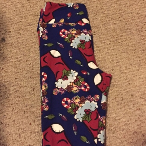 Lularoe Christmas Leggings OS