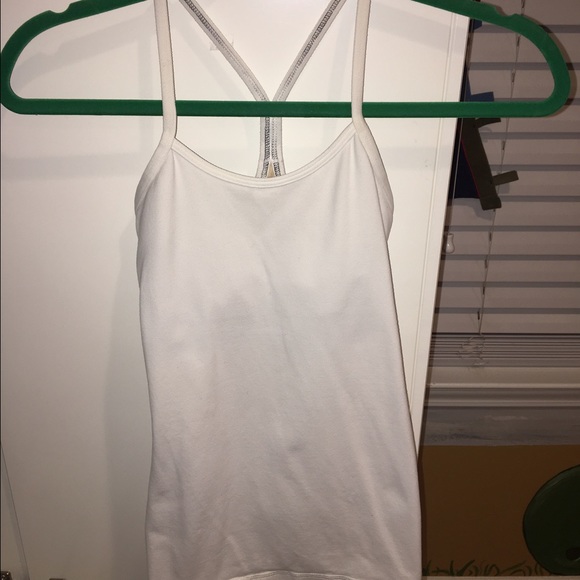 Lululemon white tank