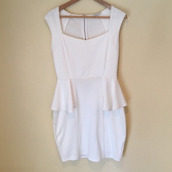 Knee Length White Dress