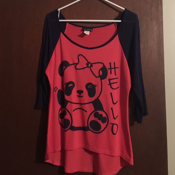 Panda hello goodbye shirt