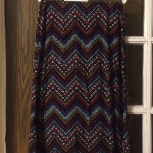Hot Kiss Skirts - Geo Print Maxi Skirt Hot Kiss Skirts - Geo Print Maxi Skirt