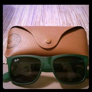 Green RayBan sunglasses