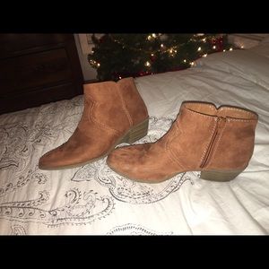 Suede booties!!!