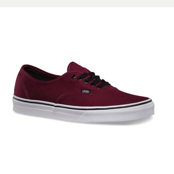 vans shoes burgundy authentic vans shoes burgundy authentic