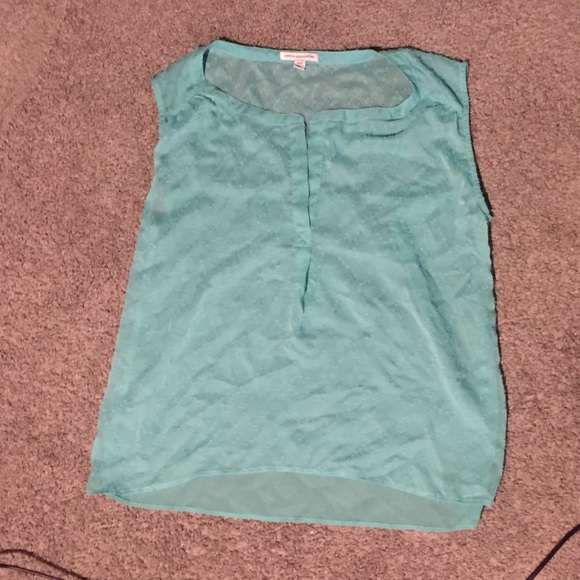 Aqua blouse