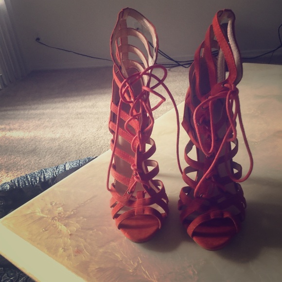 Cute strapped heels