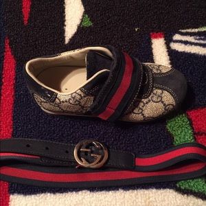 Kid Gucci shoes the belt is no longer available