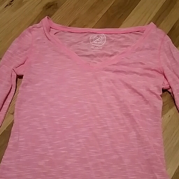 Soft pink long sleve