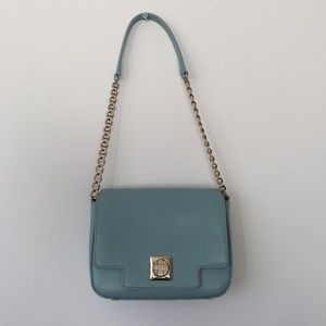 Kate Spade Tiffany Blue Handbag w/Chain Strap