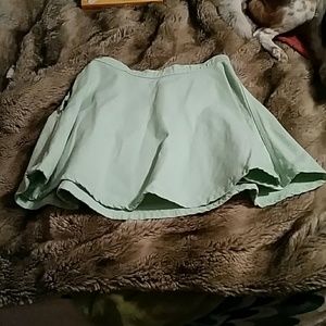 Mint green tennis skirt