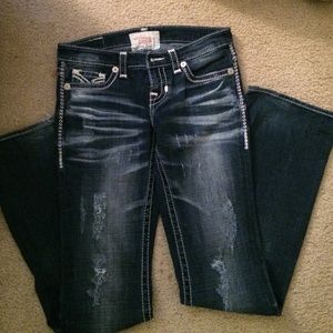 28 XL (36 inseam) Big Star boot cut jeans