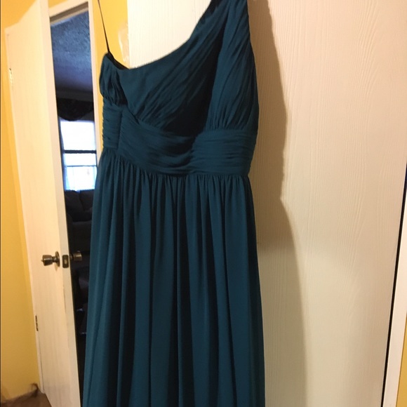 Turquoise Donna Morgan dress