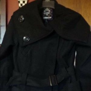 Dollhouse black pea coat
