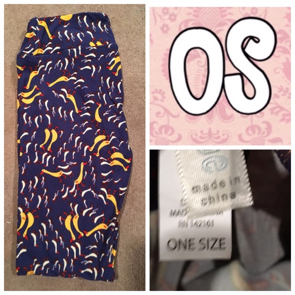 Lularoe duck goose leggings NWT OS