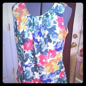 Floral tank top