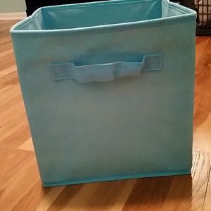 Light blue cotton container