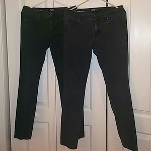 Two Pairs of Ann Taylor Loft Pants