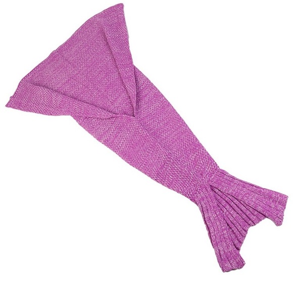 โจ๐ PINK MERMAID TAIL BLANKET โจ๐ - Picture 3 of 3