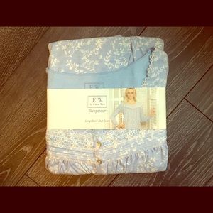 Eileen West sleepwear long sleeve gown xxl blue