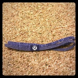 Shades of purple double strapped headband
