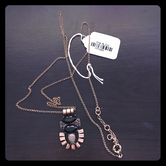 Long Dia &a Count necklace BNWT