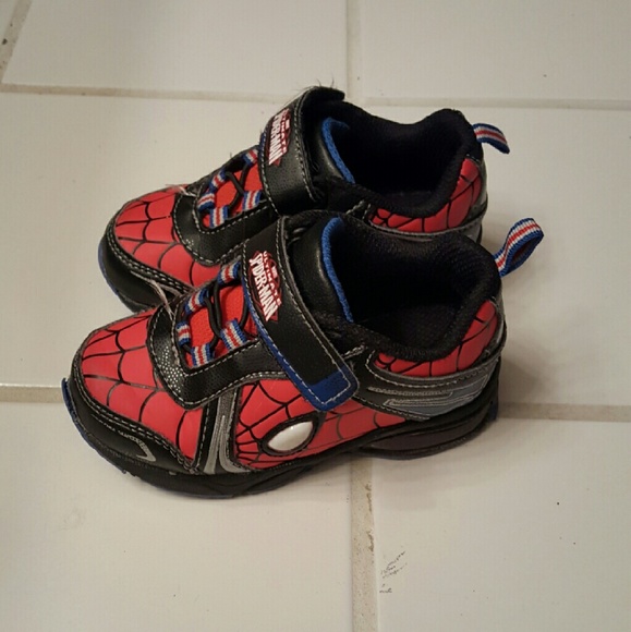 Light up spider man shoes